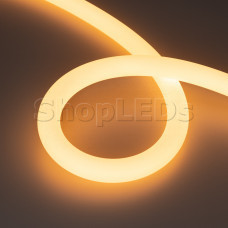 Лента герметичная MOONLIGHT-TOP-A336-D25mm 24V Warm2300 360deg (14.4 W/m, IP65, 2835, 5m, wire x1) (Arlight, Прямой вывод кабеля)