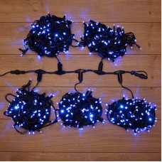 Гирлянда "LED ClipLight" 24V, 5 нитей по 20 метров, СИНИЙ Flashing NEON-NIGHT