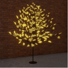 Светодиодное дерево "Клен", высота 2,1м, диаметр кроны 1,8м, желтые светодиоды, IP 65, понижающий трансформатор в комплекте, NEON-NIGHT
